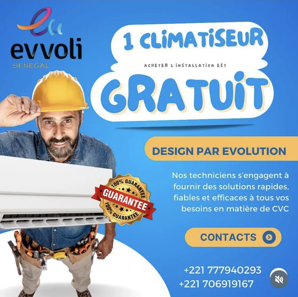 Visuel de communication pour Evvoli Sénégal